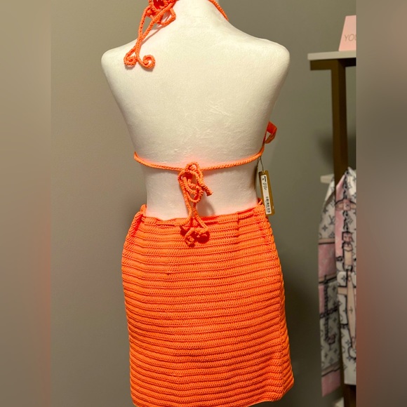 Skims Swim Crochet Mini Skirt Cover Up NWT. Size 4x - Picture 3 of 10